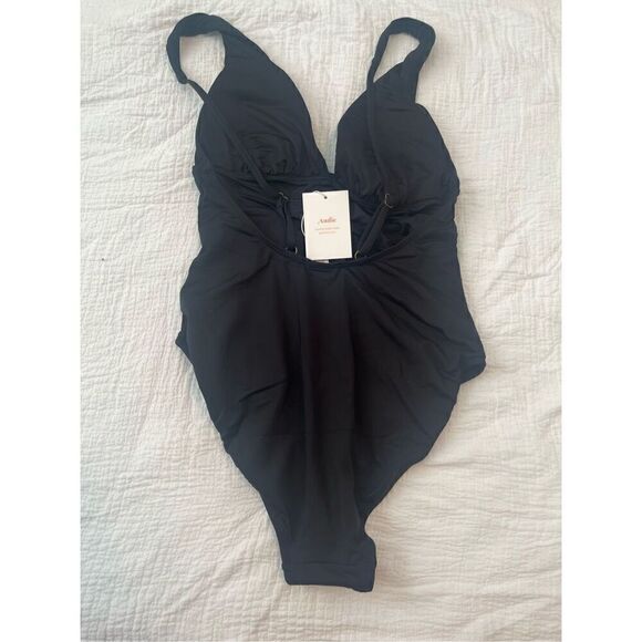ANDIE Swim Sardinia Black One Piece Swimsuit Medium Tall NEW - Picture 7 of 8